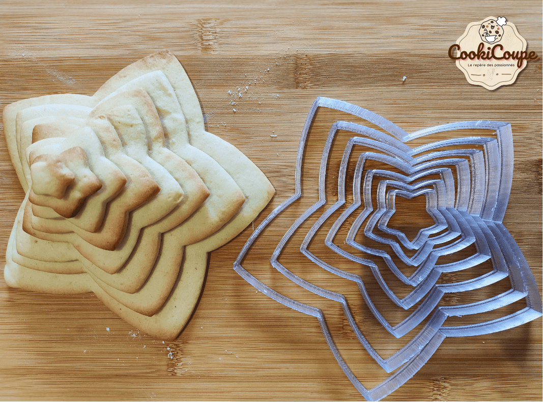 Set d’emporte-pièces : Sapin de biscuits empilables – Image 3