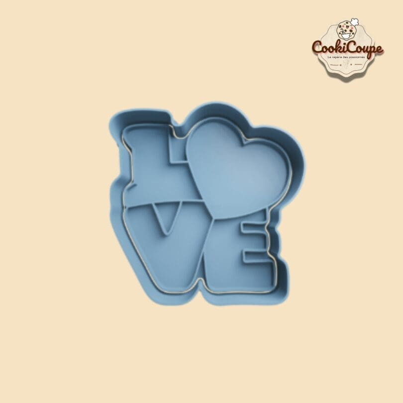Emporte-pièce message I love you – CookiCoupe 1 Emporte-pièce message I love you – CookiCoupe